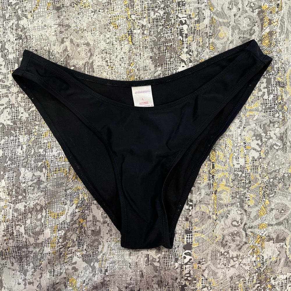 Black Bikini Bottom by Xhileration
